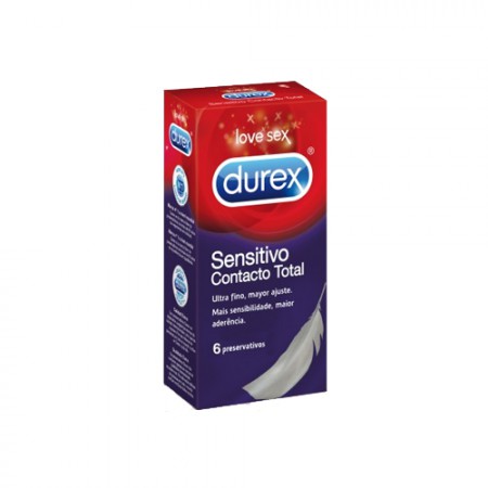 DUREX SENSITIVO CONTACTO TOTAL 6U