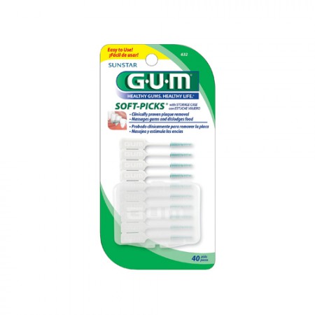 GUM SOFT PICKS REGUL 40U R.632