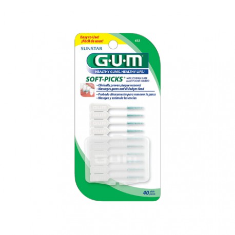 GUM SOFT PICKS REGUL 40U R.632