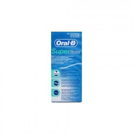 ORAL-B SUPERFLOSS SEDA DENTAL 50 U