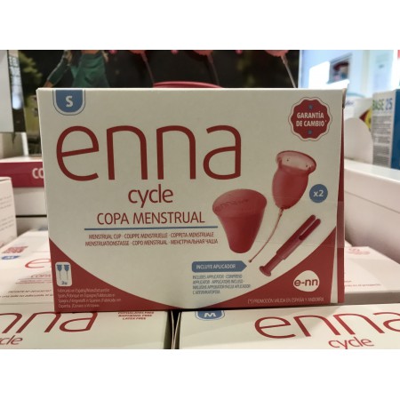 COPA MENSTRUAL ENNA CYCLE CON APLICADOR T/S 2 U