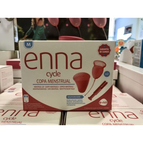 COPA MENSTRUAL ENNA CYCLE CON APLICADOR T/M 2 U