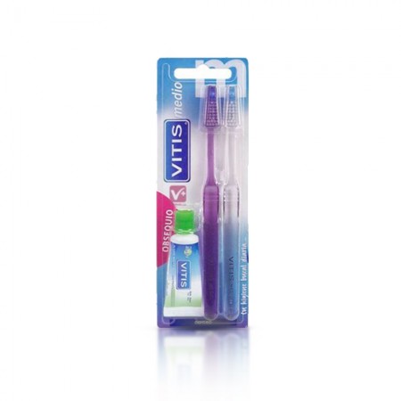 VITIS CEPILLO DENTAL DUPLO MEDIO