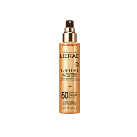 LIERAC SUNISSIME LECHE PROTECTOR CORPS SPF 50 150ML