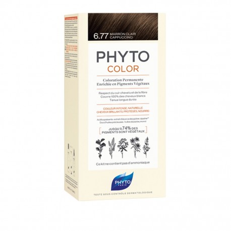 PHYTO COLOR SENSITIVE 6.77 MARRON CLARO CAPPUCC PH10010A999