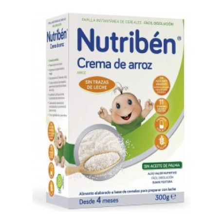 NUTRIBEN CREMA DE ARROZ S/LECHE 300 G