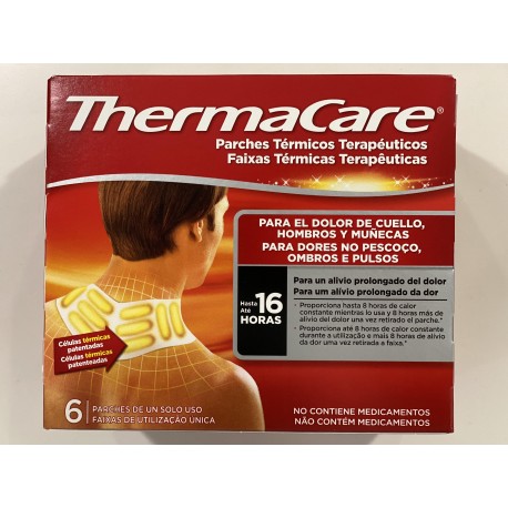 THERMACARE CUELLO HOMBROS MUÑECAS PARCHES 6 U