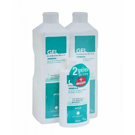 INIBSA PACK GEL DERM 2L+ GEL 200 ML