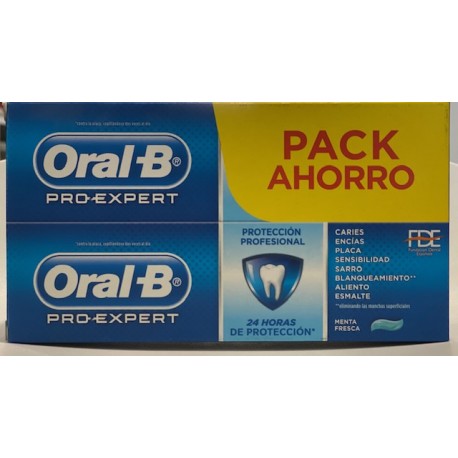 ORAL-B PRO EXPERT DUPLO MENTA 125 ML 25% GRATIS