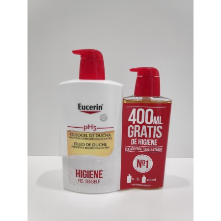EUCERIN PH5 FAMILY PACK OLEOGEL 1L + OLEO 400