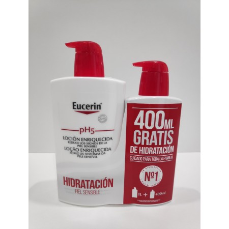 EUCERIN PH5 FAMILY PACK LOCION ENRIQUECIDA 1L +
