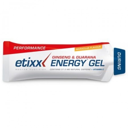 ETIXX GINSENF&GUARANA ENERGY GEL MARACUJA 1 U
