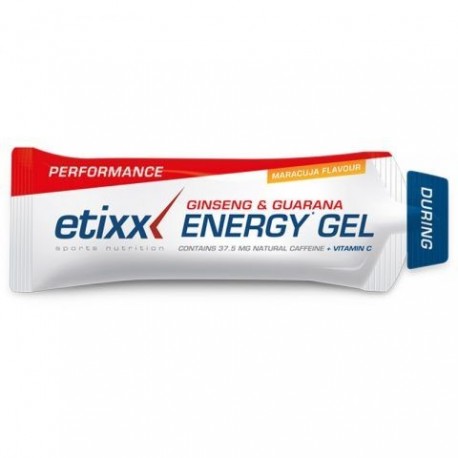 ETIXX GINSENF&GUARANA ENERGY GEL MARACUJA 1 U