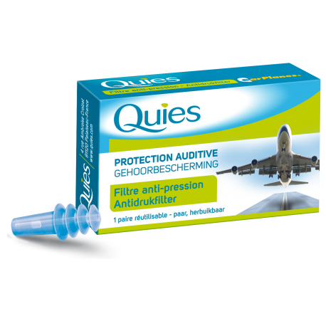 TAPONES OIDOS QUIES ANTI-PRESION VIAJES ADULTO 2