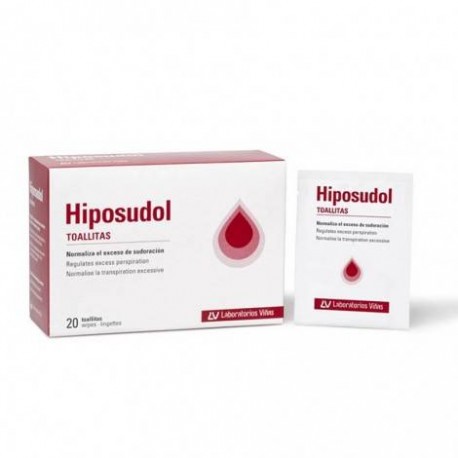 HIPOSUDOL TOALLITAS 20 U