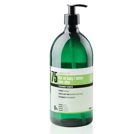 ECOVITAL 75 GEL DE DUCHA CON ALOE 1000 ML