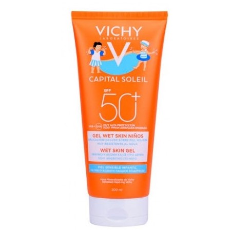 VICHY CS GEL WET SKIN NIÑO SPF50 200 ML