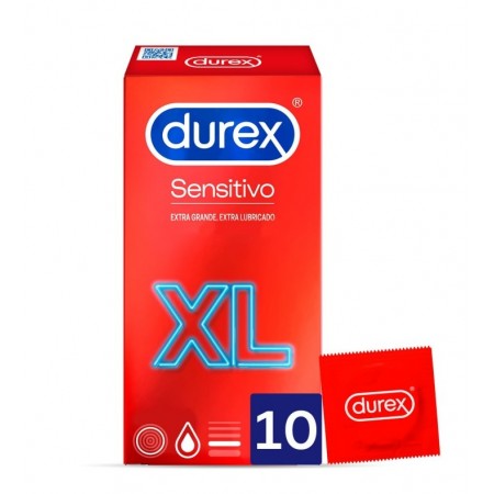 DUREX SENSITIVO XL PRESERVATIVOS 10 U