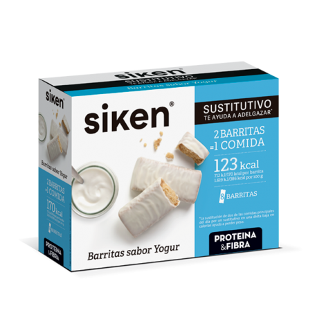 SIKEN SUSTITUTIVO BARRITA YOGUR 8 U