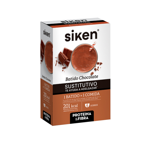 SIKEN SUSTITUTIVO BATIDO CHOCOLATE 6 SOBRES