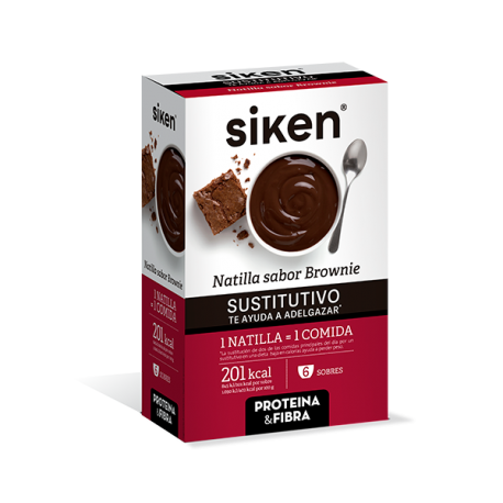 SIKEN SUSTITUTIVO NATILLA BROWNIE 6 SOBRES