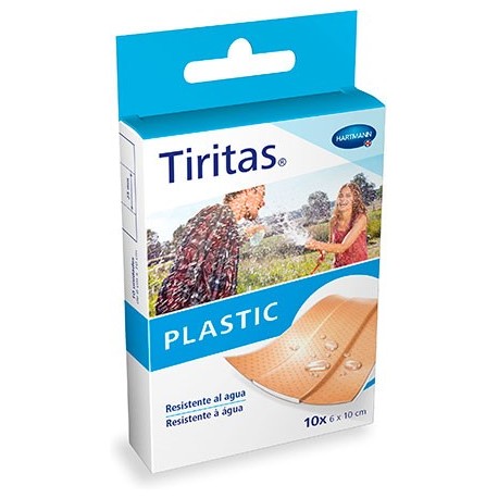 TIRITAS PLASTIC HARTMANN 10 CM X 6 CM 10 U