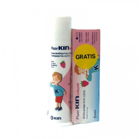 FLUOR KIN INF DOSIFICADOR PASTA 100 ML + PASTA 50 ML +12 MESES