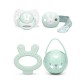 SUAVINEX SET MODRDEDOR + CHUPETE FIS 0-6M + BROCHE + PORTA