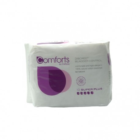 COTTONS INCONTINENCIA COMPRESA SUPER PLUS 10 U