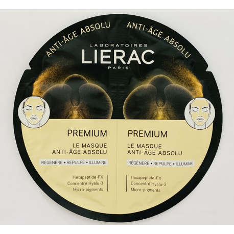LIERAC MASCARILLAS PREMIUM DUPLO ANTIEDAD