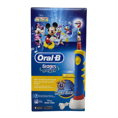 ORAL-B CEPILLO ELECTRONICO STAGES MICKEY +3 AÑOS SUAVE