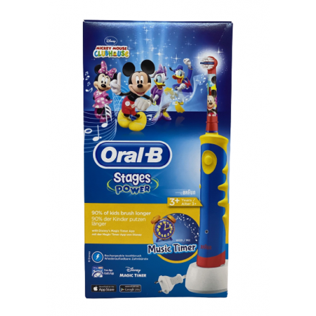 ORAL-B CEPILLO ELECTRONICO STAGES MICKEY +3 AÑOS SUAVE