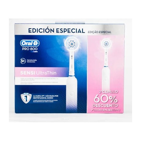 ORAL-B CEPILLO ELECTRONICO PRO 800 SENSI ULTRA THIN