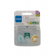 MAM CHUPETE START AZUL/AMAR 0-2M SILI 2U