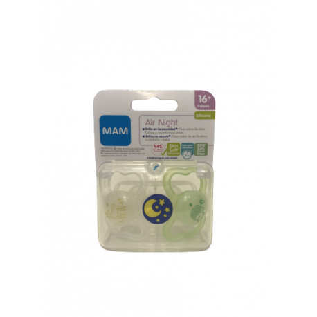 MAM CHUPETE AIR NOCHE +16M SIL UNISEX