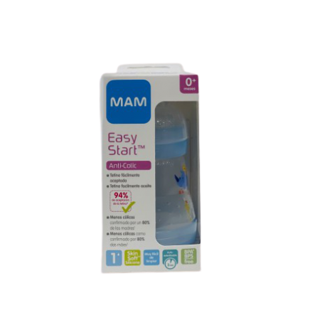 MAM BIBERON A/COLIC EASY STAR AZUL 160 ML
