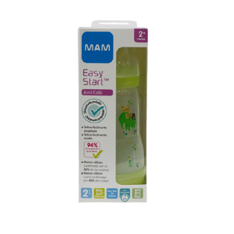 MAM BIBERON EASY START A/COLIC VERDE 260 ML
