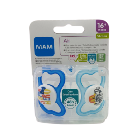 MAM CHUPETE AIR 16+ TETINA ULTRA SUAVE