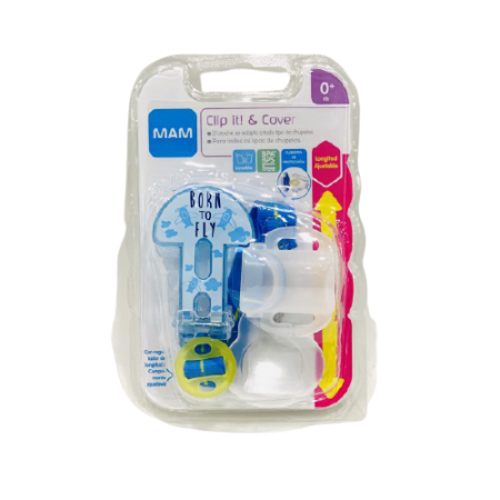 MAM CLIP IT & COVER AZUL