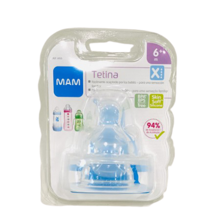 MAM TETINA ULTRA SUAVE +6M Nº X