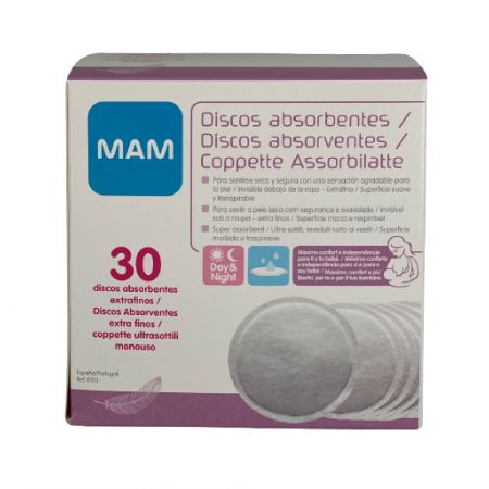 MAM DISCOS ABSORBENTES 30 U