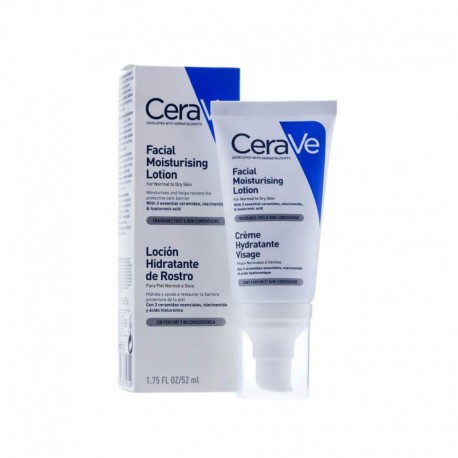 CERAVE LOCION HIDRATANTE DE ROSTRO PN 52 ML