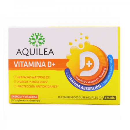 AQUILEA VITAMINA D+ 30 COMPRIMIDOS SUBLINGUALES