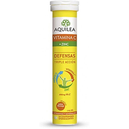 AQUILEA VITAMINA C + ZINC 28 COMPRIMIDOS EFERVESCENTES