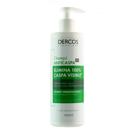 DERCOS CHAMPU ANTICASPA GRASA 400 ML