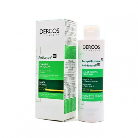 DERCOS CHAMPU ANTICASPA SECA 200 ML