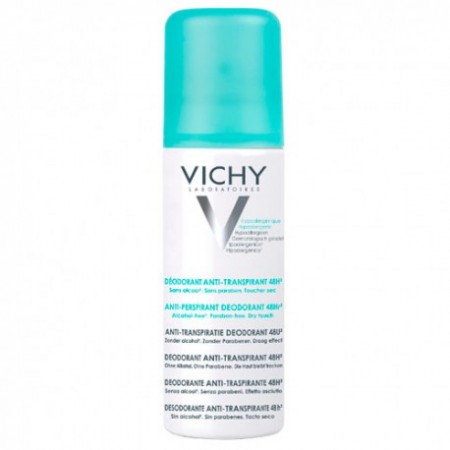VICHY DEO SPRAY ANTITRANSPARENTE SIN ALCOHOL 48 H