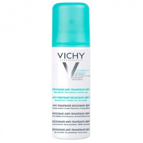 VICHY DEO SPRAY ANTITRANSPARENTE SIN ALCOHOL 48 H