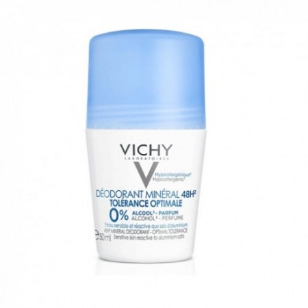 VICHY DESODORANTE MINERAL 48 H TOLERANCIA OPTIMA ROLL ON 50 ML