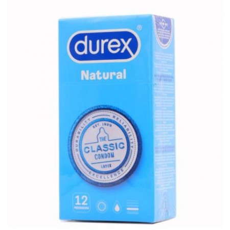 DUREX NATURAL PLUS 12 U